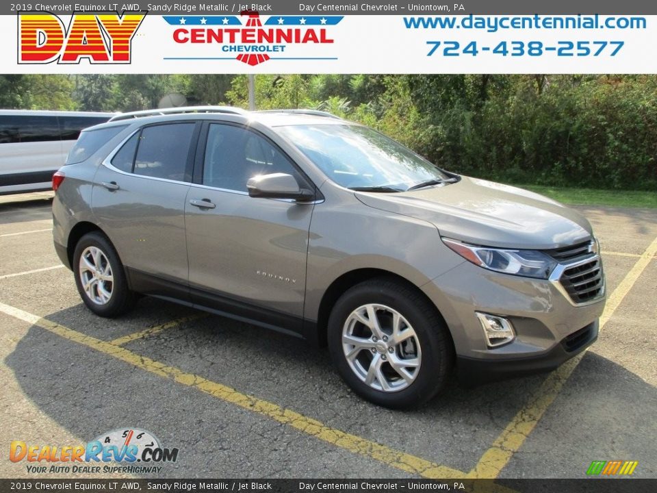 2019 Chevrolet Equinox LT AWD Sandy Ridge Metallic / Jet Black Photo #1