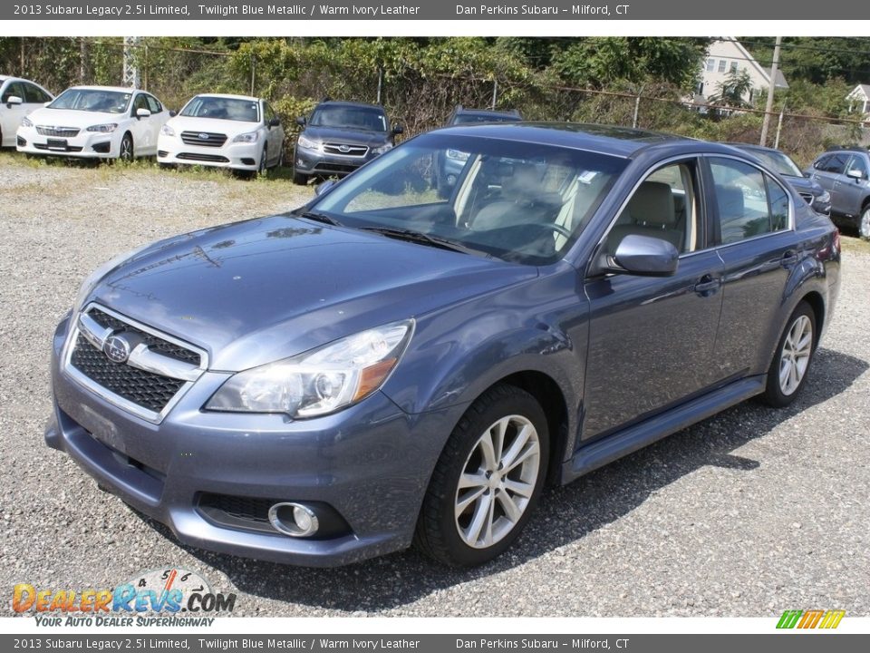 2013 Subaru Legacy 2.5i Limited Twilight Blue Metallic / Warm Ivory Leather Photo #3
