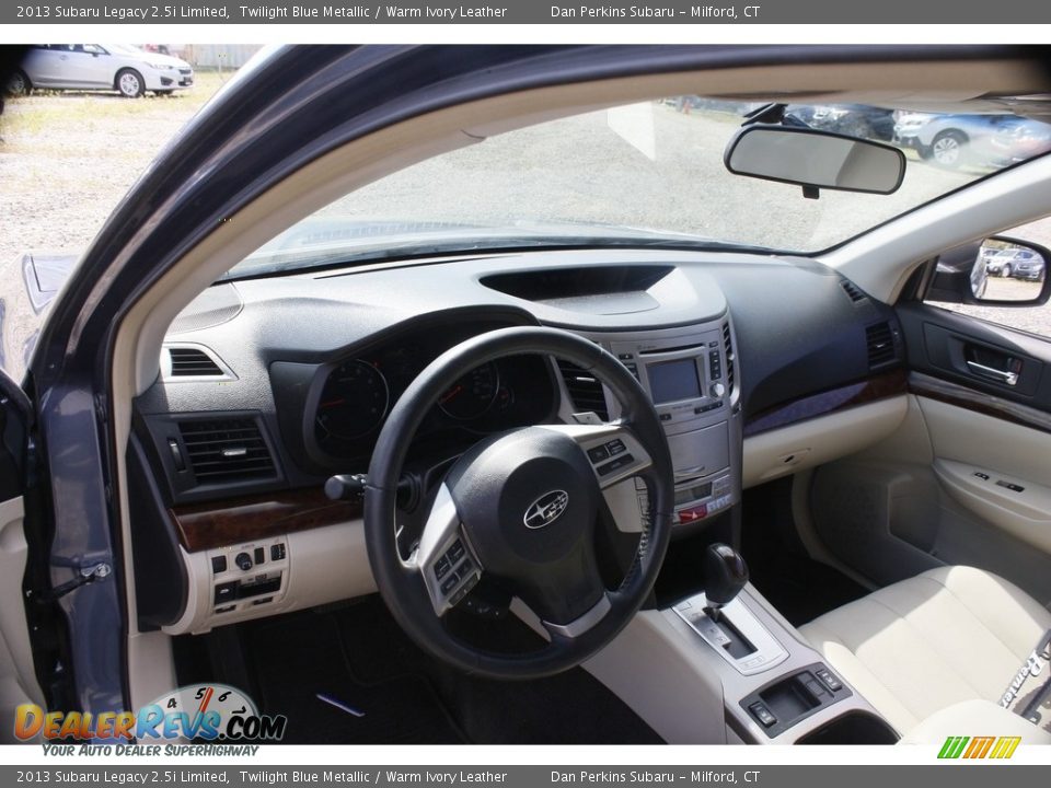 2013 Subaru Legacy 2.5i Limited Twilight Blue Metallic / Warm Ivory Leather Photo #4