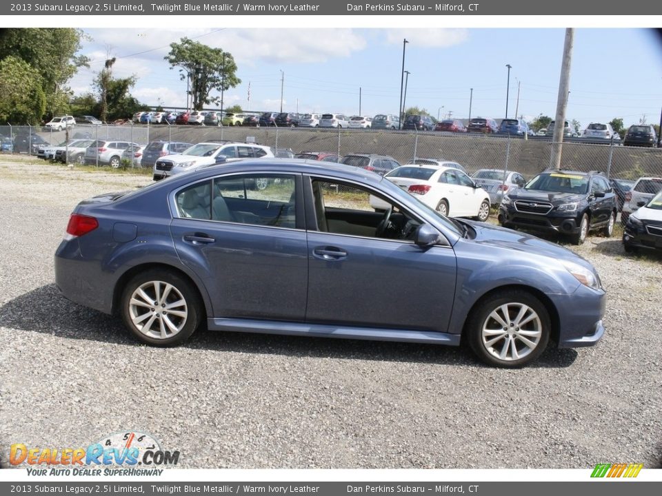 2013 Subaru Legacy 2.5i Limited Twilight Blue Metallic / Warm Ivory Leather Photo #5