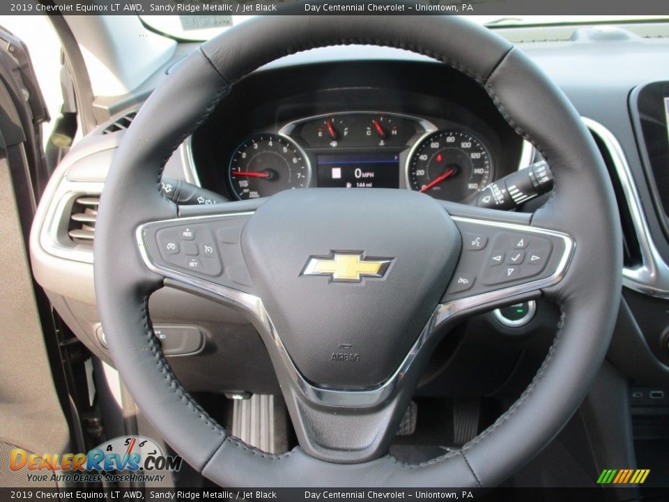 2019 Chevrolet Equinox LT AWD Sandy Ridge Metallic / Jet Black Photo #9