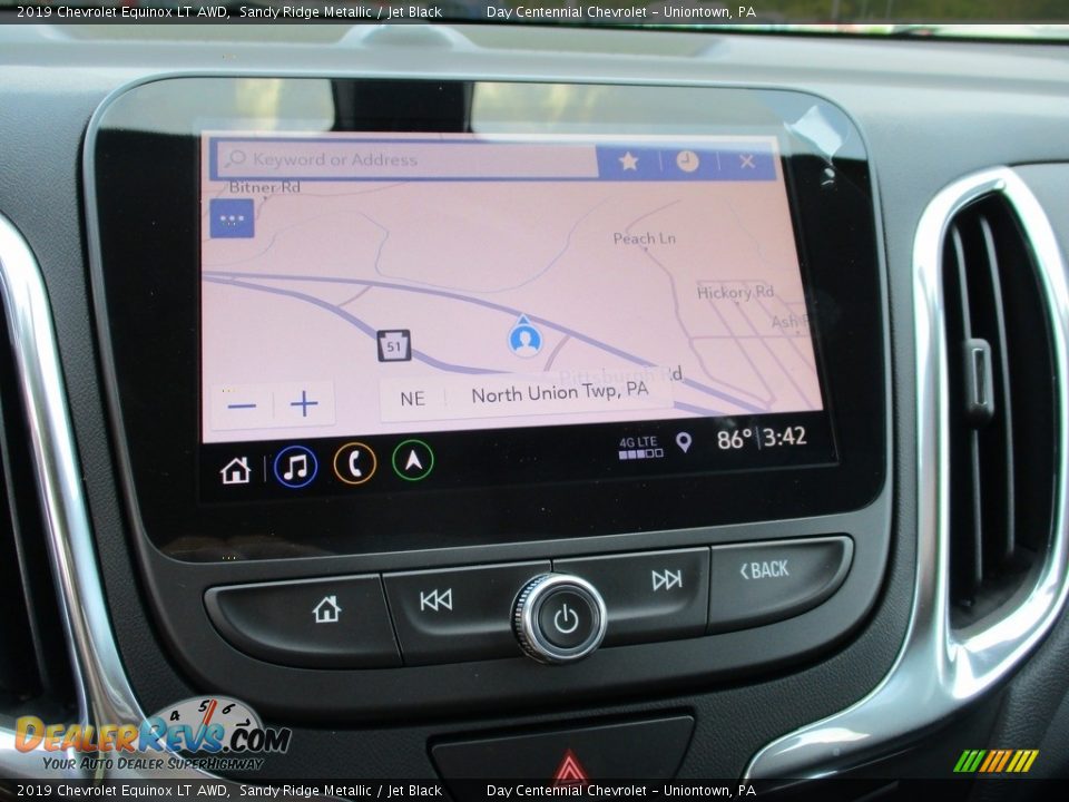 2019 Chevrolet Equinox LT AWD Sandy Ridge Metallic / Jet Black Photo #11