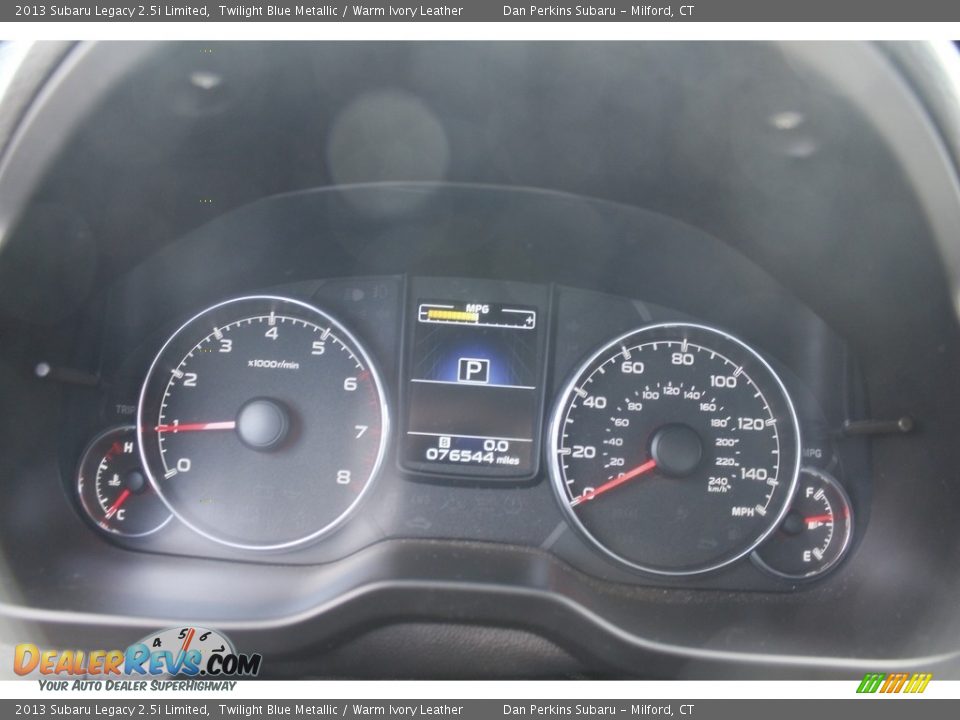 2013 Subaru Legacy 2.5i Limited Twilight Blue Metallic / Warm Ivory Leather Photo #12