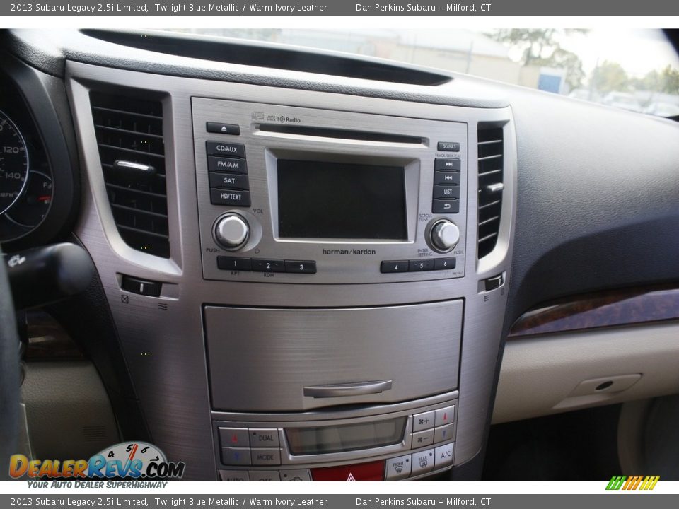 2013 Subaru Legacy 2.5i Limited Twilight Blue Metallic / Warm Ivory Leather Photo #13
