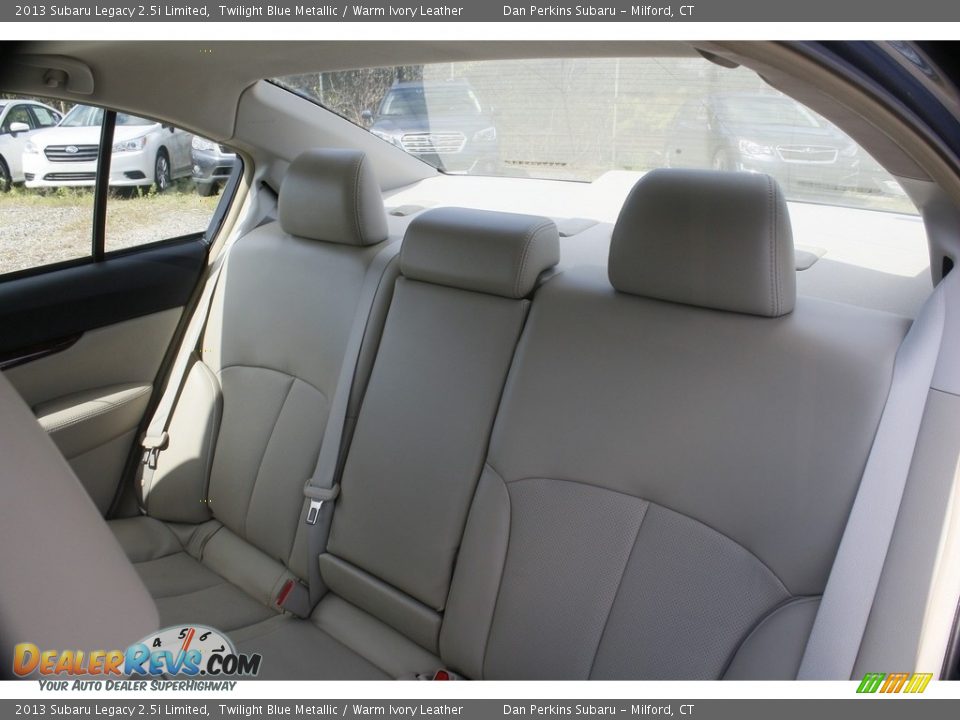 2013 Subaru Legacy 2.5i Limited Twilight Blue Metallic / Warm Ivory Leather Photo #15
