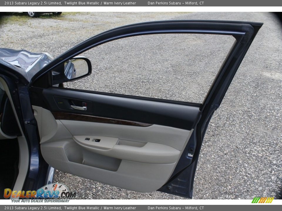 2013 Subaru Legacy 2.5i Limited Twilight Blue Metallic / Warm Ivory Leather Photo #19