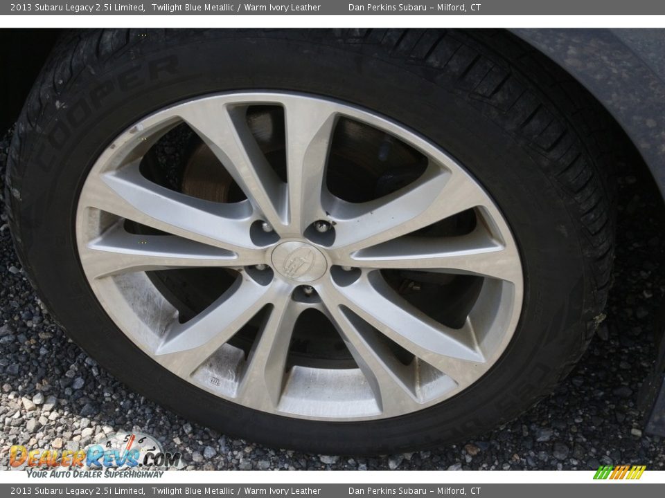 2013 Subaru Legacy 2.5i Limited Twilight Blue Metallic / Warm Ivory Leather Photo #20