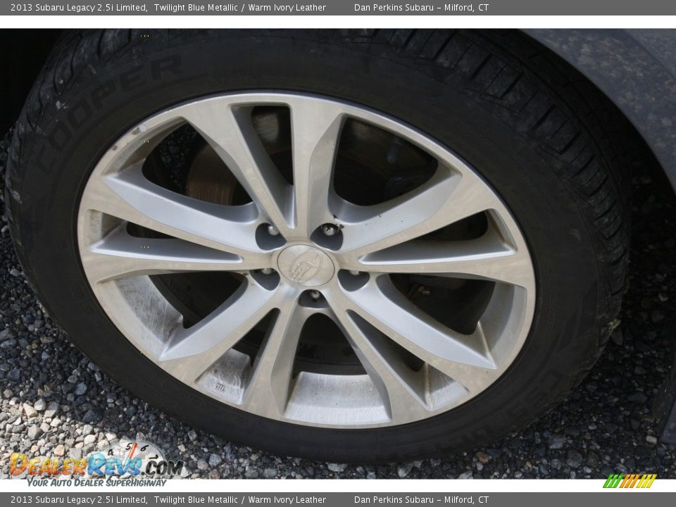2013 Subaru Legacy 2.5i Limited Twilight Blue Metallic / Warm Ivory Leather Photo #21