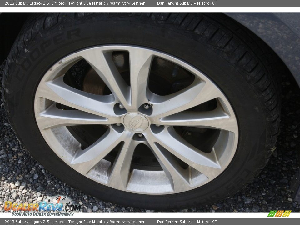 2013 Subaru Legacy 2.5i Limited Twilight Blue Metallic / Warm Ivory Leather Photo #22