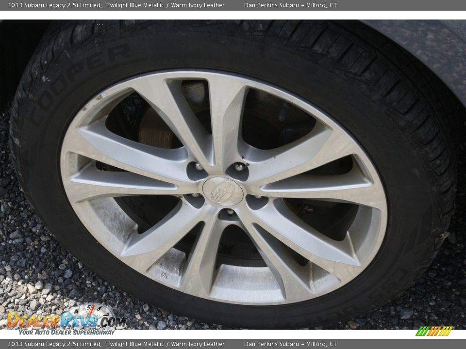2013 Subaru Legacy 2.5i Limited Twilight Blue Metallic / Warm Ivory Leather Photo #23