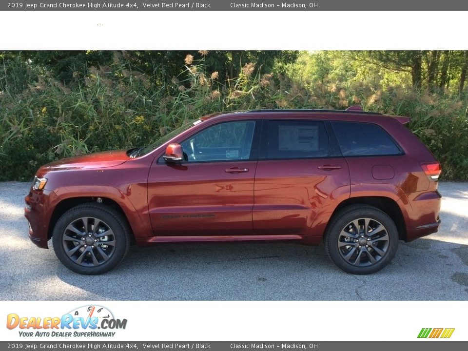 Velvet Red Pearl 2019 Jeep Grand Cherokee High Altitude 4x4 Photo #3