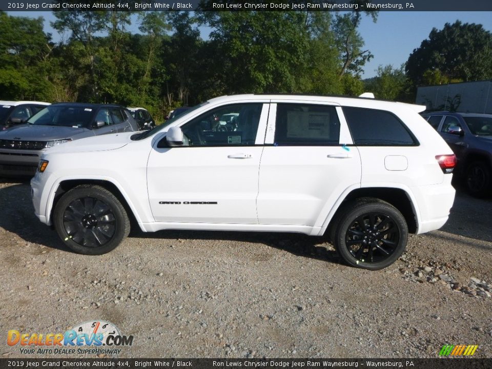 2019 Jeep Grand Cherokee Altitude 4x4 Bright White / Black Photo #4