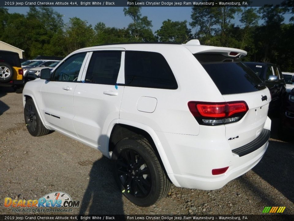 2019 Jeep Grand Cherokee Altitude 4x4 Bright White / Black Photo #5