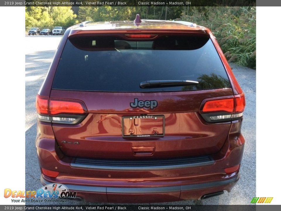 2019 Jeep Grand Cherokee High Altitude 4x4 Velvet Red Pearl / Black Photo #5