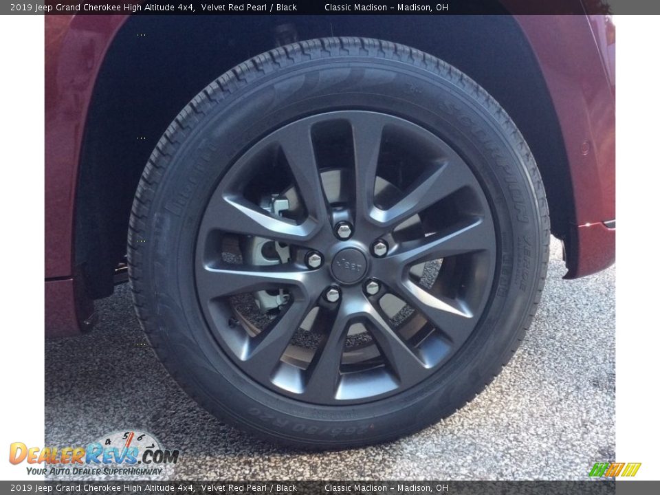 2019 Jeep Grand Cherokee High Altitude 4x4 Velvet Red Pearl / Black Photo #7