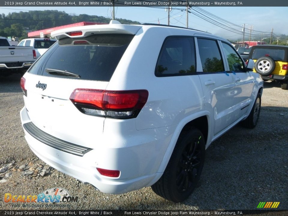 2019 Jeep Grand Cherokee Altitude 4x4 Bright White / Black Photo #7