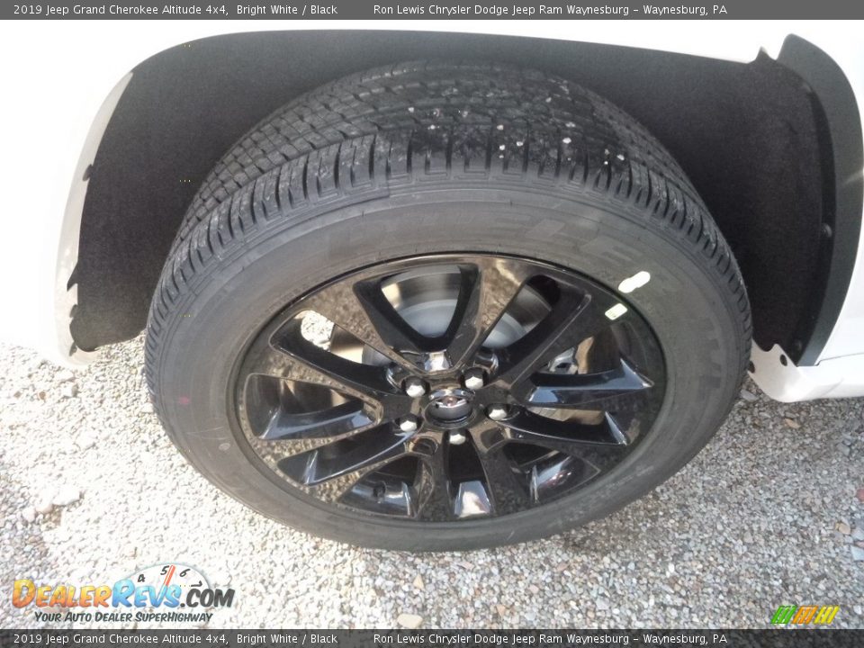 2019 Jeep Grand Cherokee Altitude 4x4 Bright White / Black Photo #8