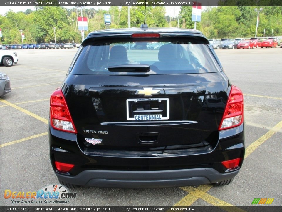 2019 Chevrolet Trax LS AWD Mosaic Black Metallic / Jet Black Photo #3