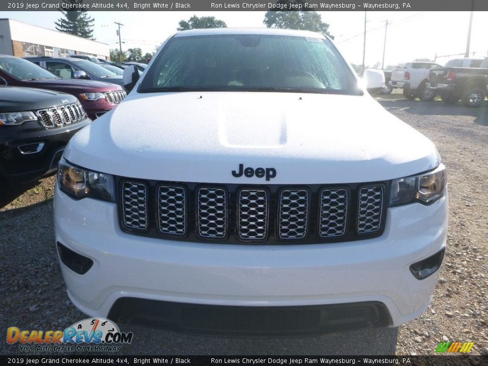 2019 Jeep Grand Cherokee Altitude 4x4 Bright White / Black Photo #13
