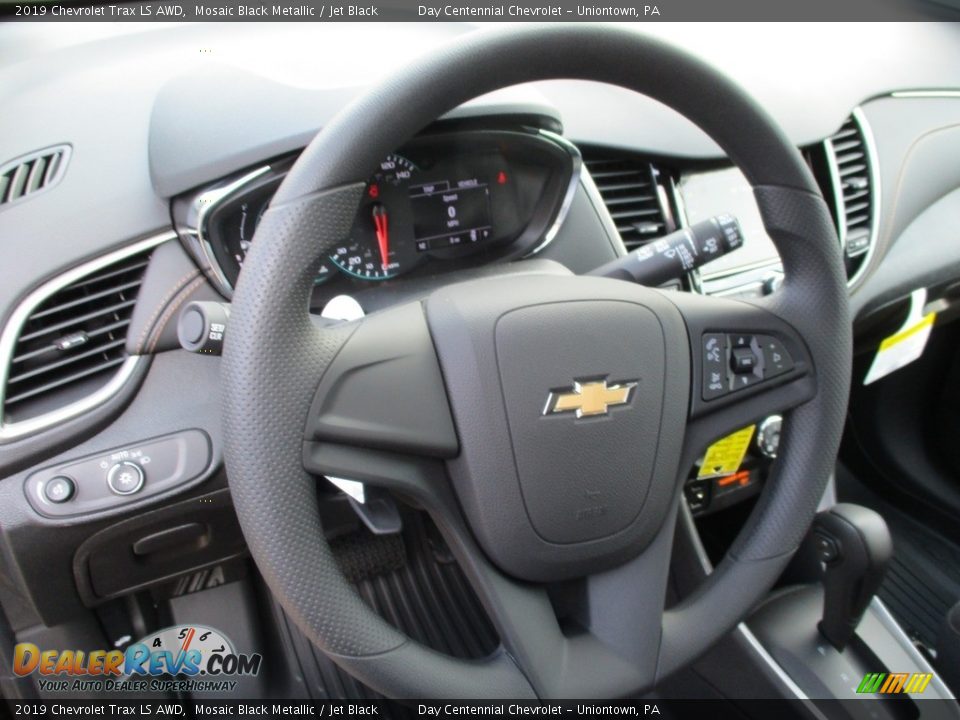 2019 Chevrolet Trax LS AWD Mosaic Black Metallic / Jet Black Photo #8