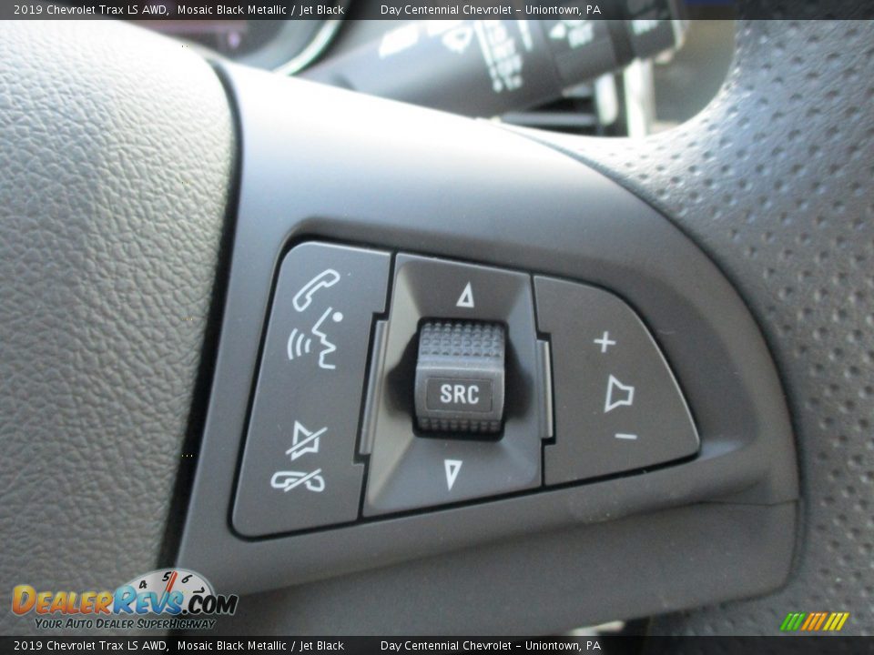 2019 Chevrolet Trax LS AWD Mosaic Black Metallic / Jet Black Photo #12