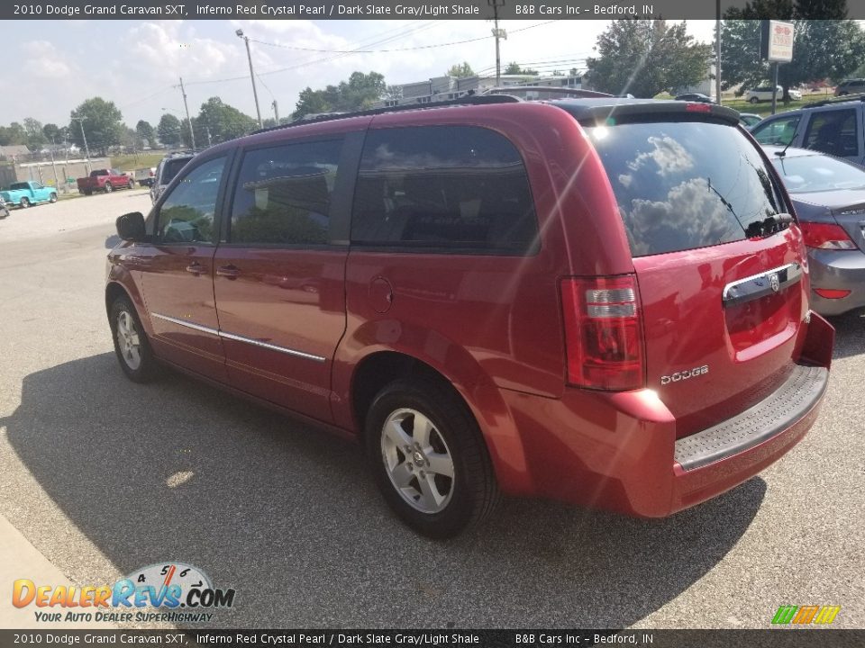 2010 Dodge Grand Caravan SXT Inferno Red Crystal Pearl / Dark Slate Gray/Light Shale Photo #5