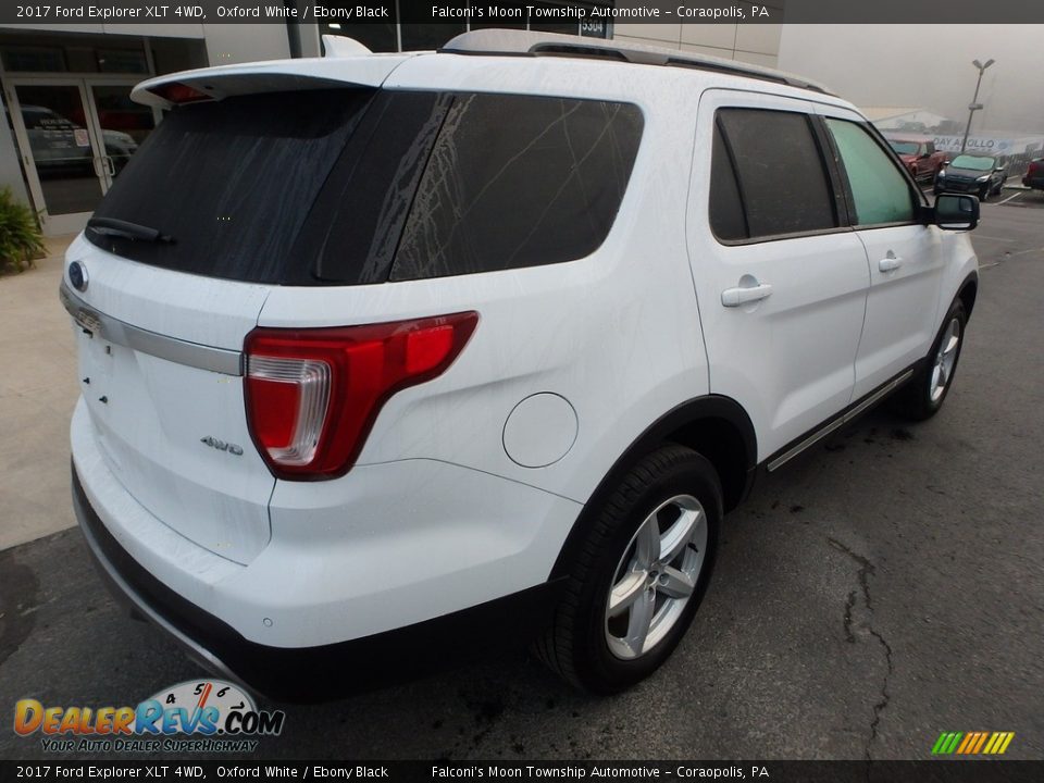 2017 Ford Explorer XLT 4WD Oxford White / Ebony Black Photo #2