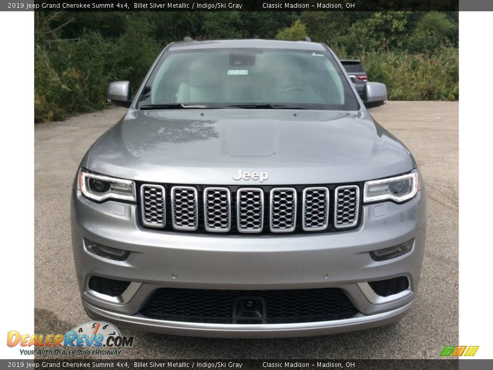 2019 Jeep Grand Cherokee Summit 4x4 Billet Silver Metallic / Indigo/Ski Gray Photo #2