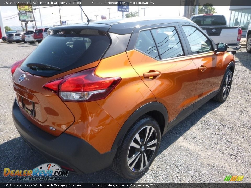 2018 Nissan Kicks SV Monarch Orange / Charcoal Photo #4