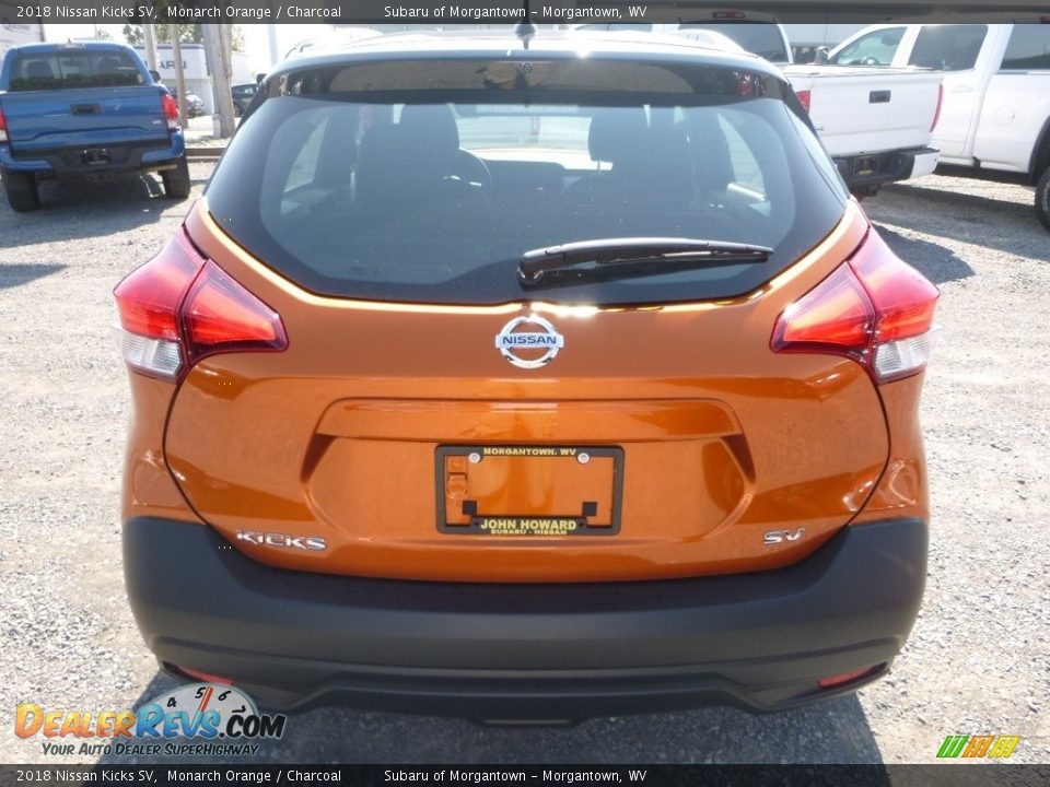 2018 Nissan Kicks SV Monarch Orange / Charcoal Photo #5