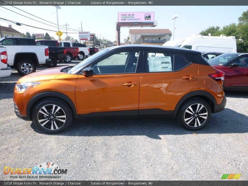 2018 Nissan Kicks SV Monarch Orange / Charcoal Photo #7
