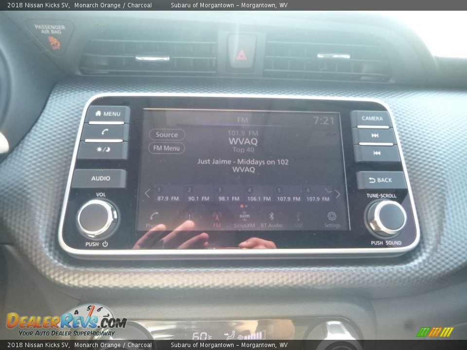 2018 Nissan Kicks SV Monarch Orange / Charcoal Photo #16