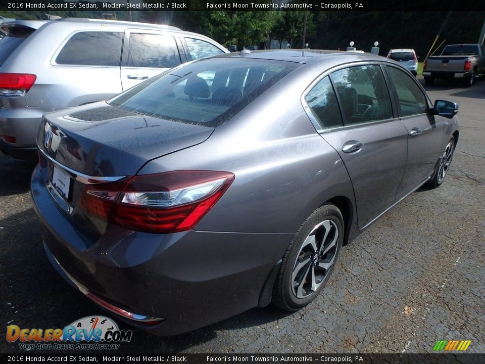 2016 Honda Accord EX Sedan Modern Steel Metallic / Black Photo #3