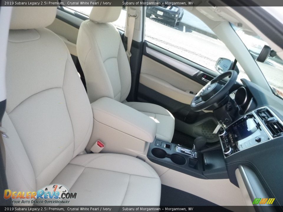 2019 Subaru Legacy 2.5i Premium Crystal White Pearl / Ivory Photo #10