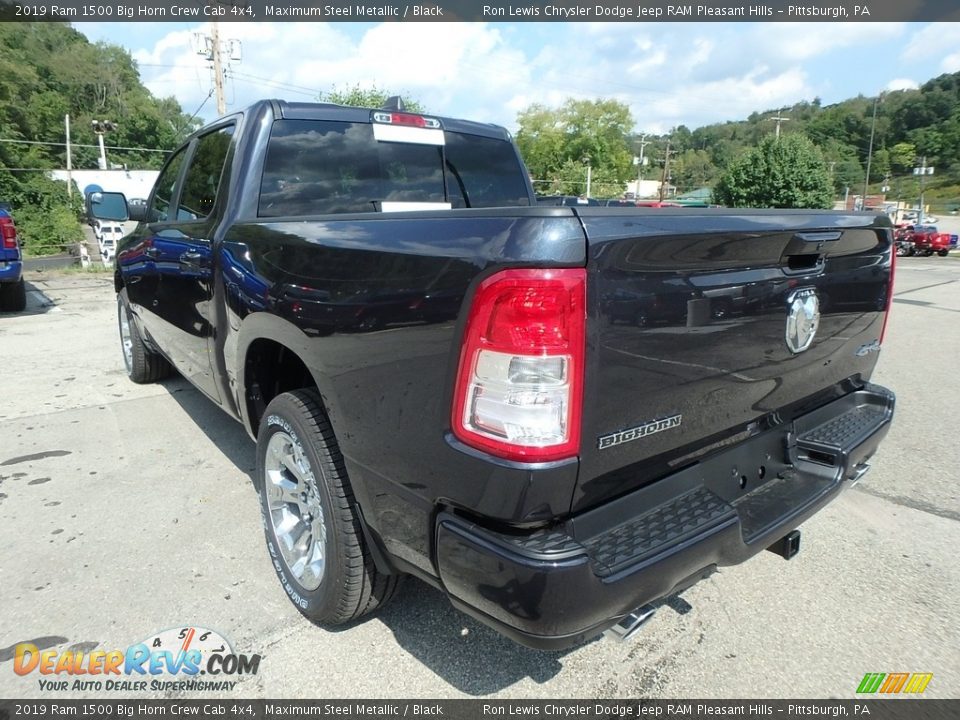 2019 Ram 1500 Big Horn Crew Cab 4x4 Maximum Steel Metallic / Black Photo #3