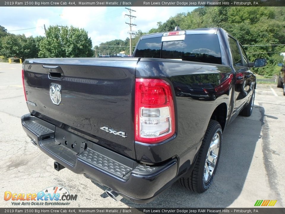 2019 Ram 1500 Big Horn Crew Cab 4x4 Maximum Steel Metallic / Black Photo #5