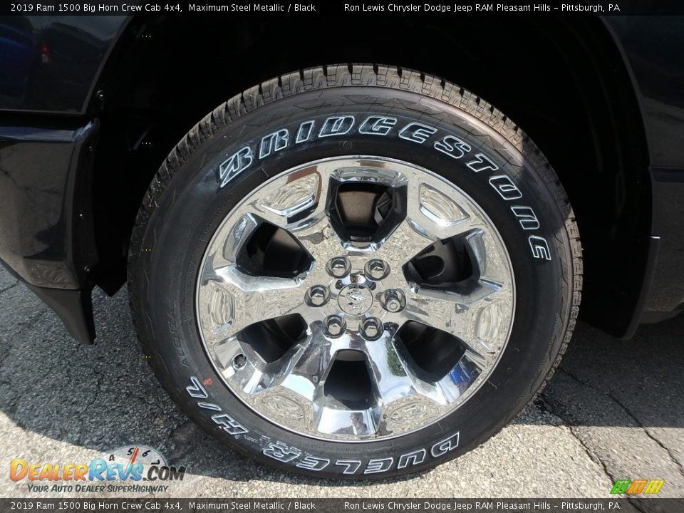 2019 Ram 1500 Big Horn Crew Cab 4x4 Maximum Steel Metallic / Black Photo #9