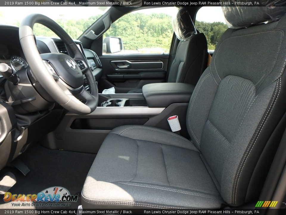 2019 Ram 1500 Big Horn Crew Cab 4x4 Maximum Steel Metallic / Black Photo #10