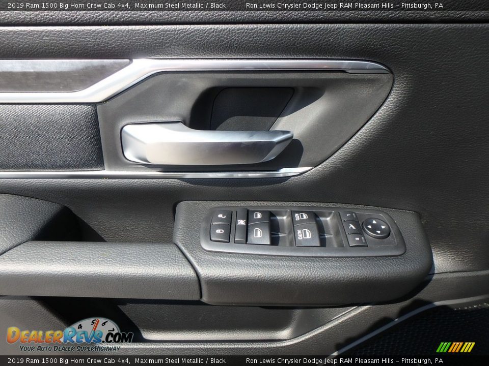 2019 Ram 1500 Big Horn Crew Cab 4x4 Maximum Steel Metallic / Black Photo #13