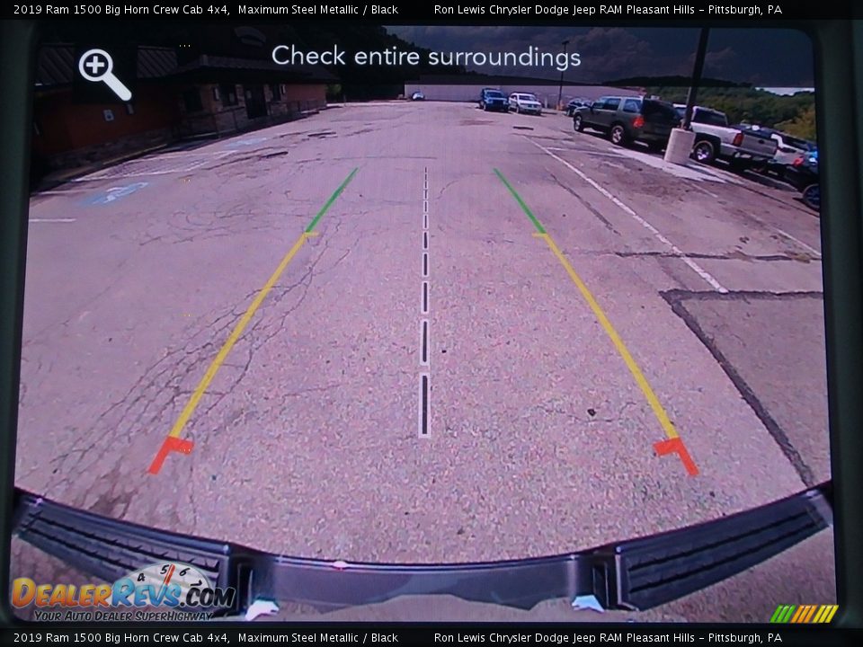 2019 Ram 1500 Big Horn Crew Cab 4x4 Maximum Steel Metallic / Black Photo #17