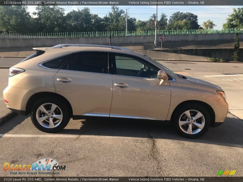 2010 Lexus RX 350 AWD Golden Almond Metallic / Parchment/Brown Walnut Photo #1