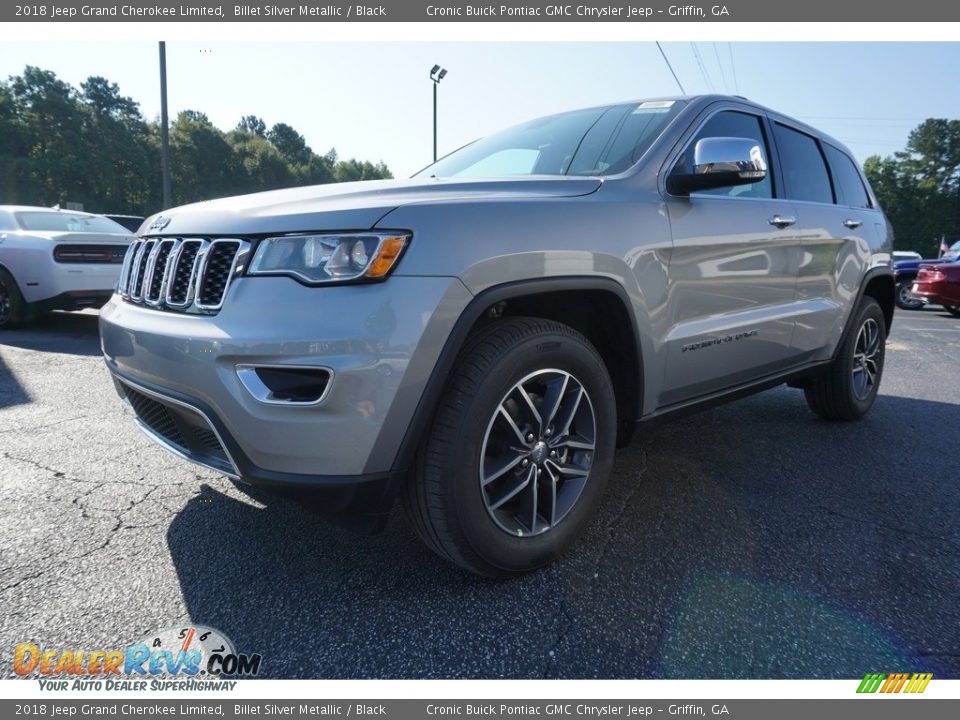 2018 Jeep Grand Cherokee Limited Billet Silver Metallic / Black Photo #3