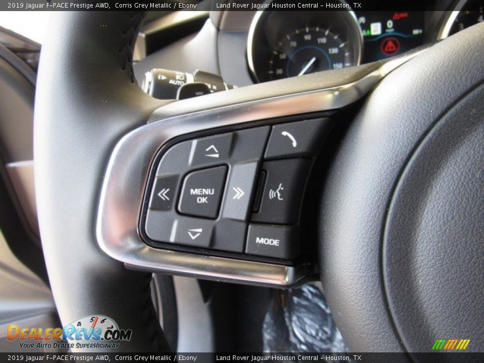 2019 Jaguar F-PACE Prestige AWD Steering Wheel Photo #29