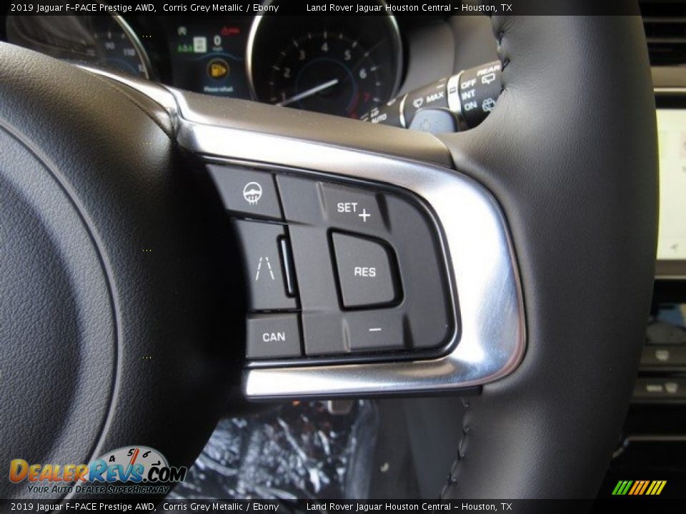 2019 Jaguar F-PACE Prestige AWD Steering Wheel Photo #30