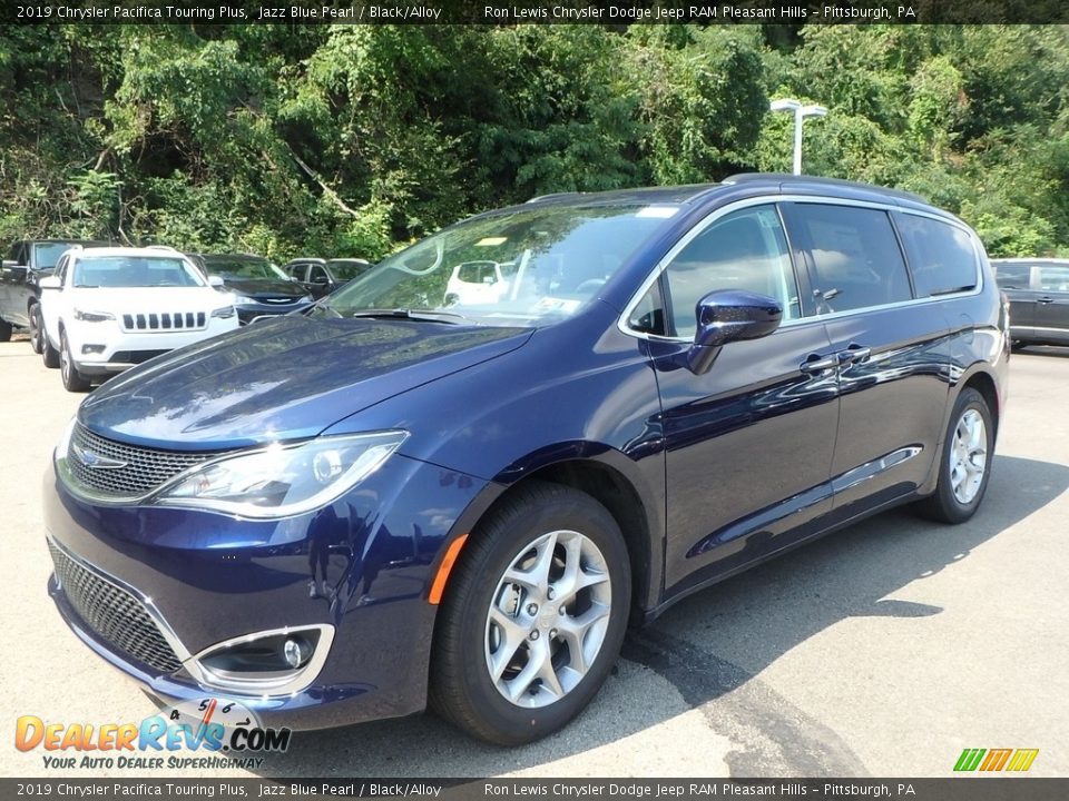 2019 Chrysler Pacifica Touring Plus Jazz Blue Pearl / Black/Alloy Photo #1