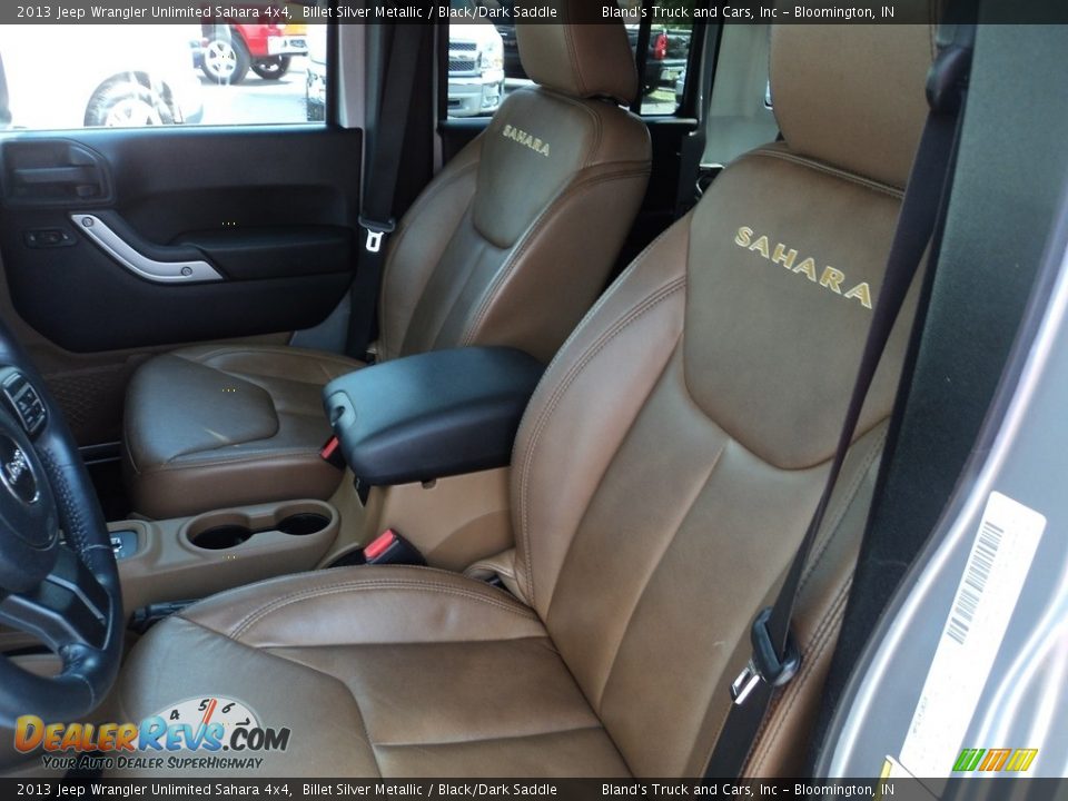 2013 Jeep Wrangler Unlimited Sahara 4x4 Billet Silver Metallic / Black/Dark Saddle Photo #7