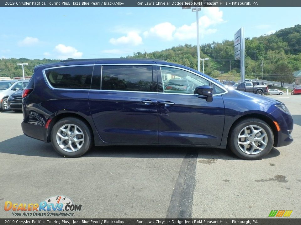 2019 Chrysler Pacifica Touring Plus Jazz Blue Pearl / Black/Alloy Photo #6