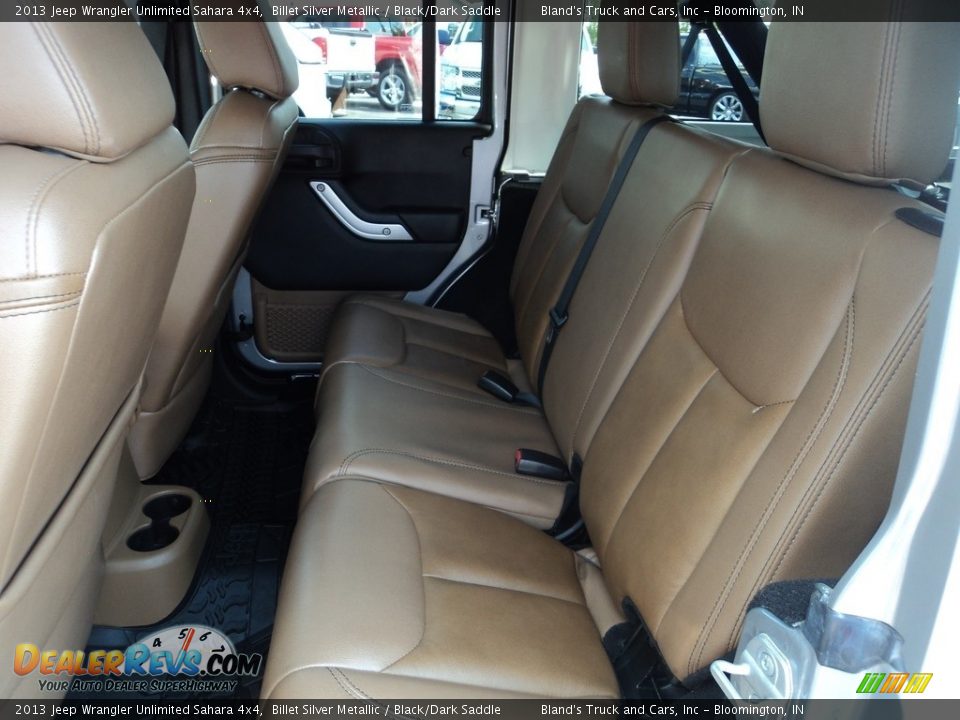 2013 Jeep Wrangler Unlimited Sahara 4x4 Billet Silver Metallic / Black/Dark Saddle Photo #10