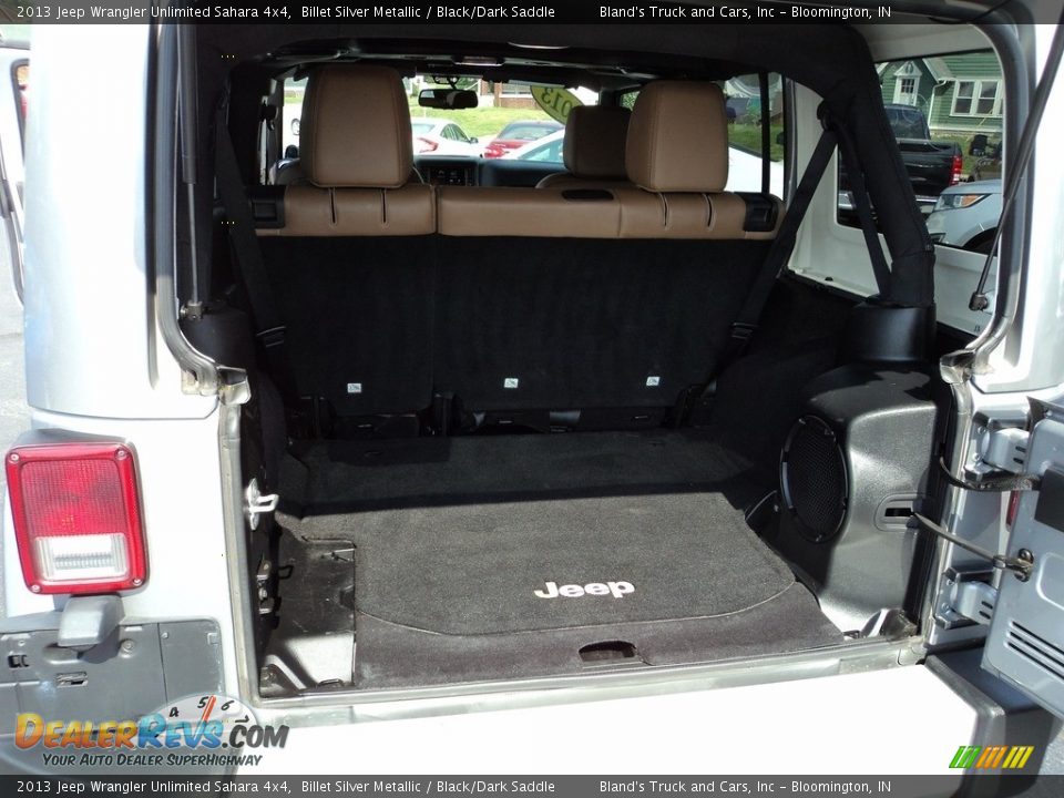 2013 Jeep Wrangler Unlimited Sahara 4x4 Billet Silver Metallic / Black/Dark Saddle Photo #11