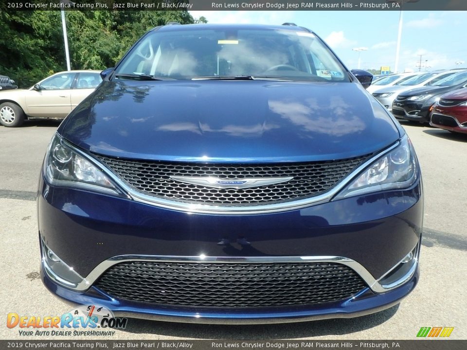 2019 Chrysler Pacifica Touring Plus Jazz Blue Pearl / Black/Alloy Photo #8